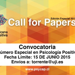 Call for Papers - Convocatoria a número especial